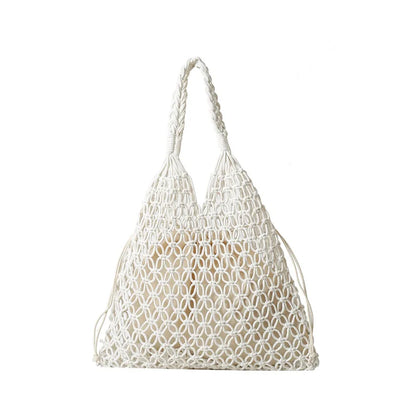 Luxury Boho Knitted Beach Tote