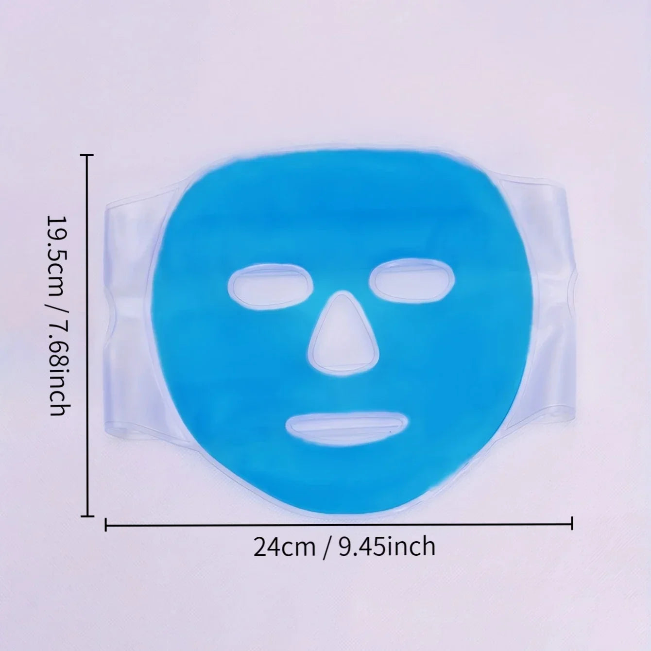 Gel Face Cooling Mask - Hot & Cold Therapy for Puffiness & Skin Firming - 9