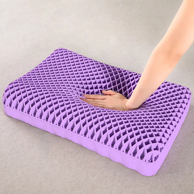 Ergonomic TPE Cervical Pillow for Neck Pain Relief & Deep Sleep