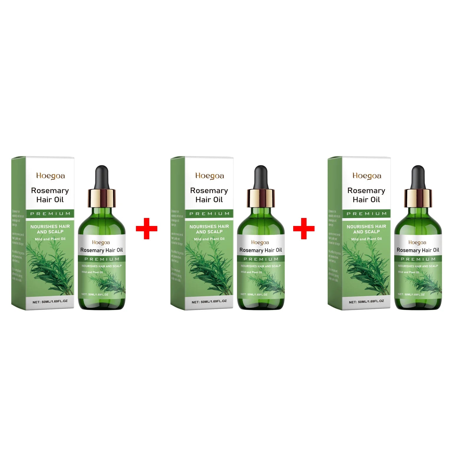 Rosemary Hair Growth Oil - Natural Scalp Nourishing & Hair Thickening Serum - 16