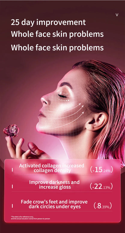 LED V-Face Lifting Massager: Photon Therapy & Vibration Slimming Device