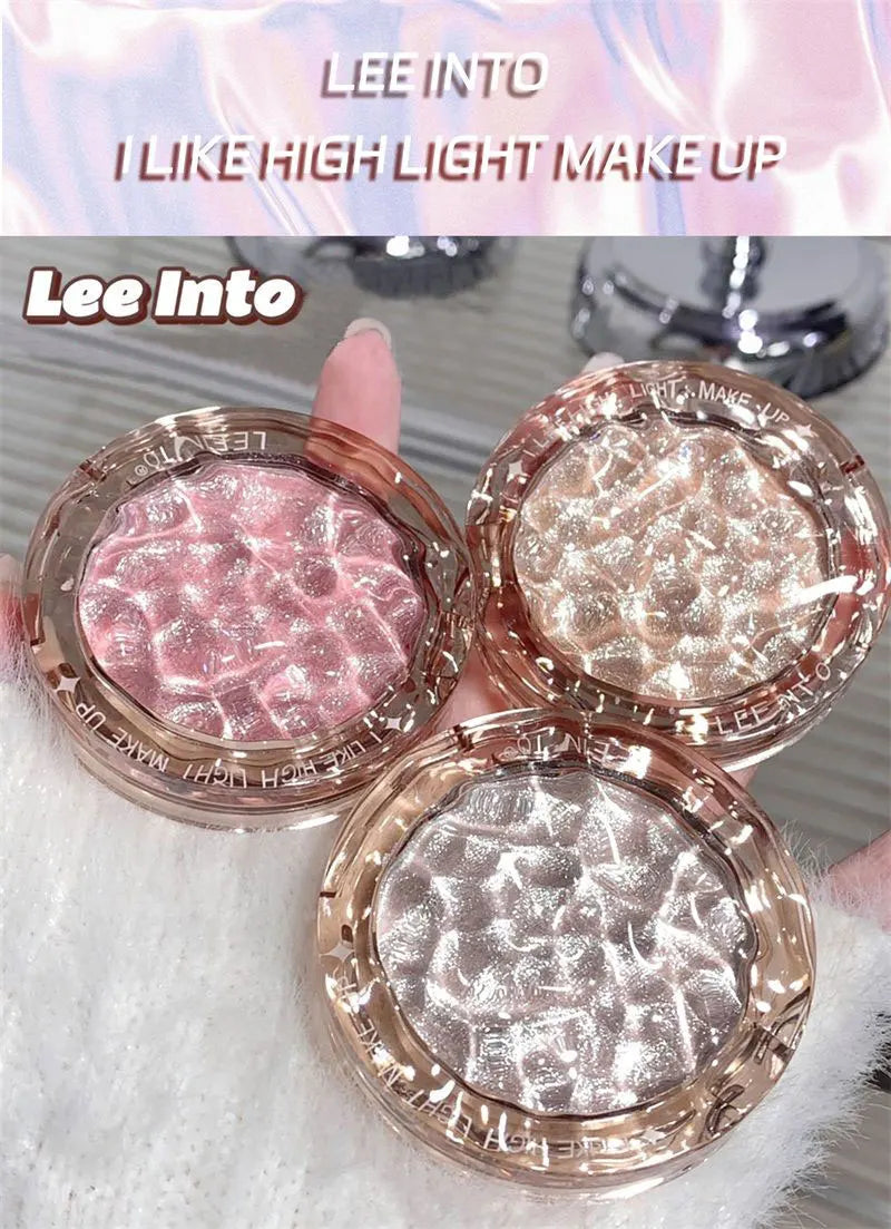 Shimmer Glow Highlighter & Contour Palette - Long-Lasting Radiant Finish - 7