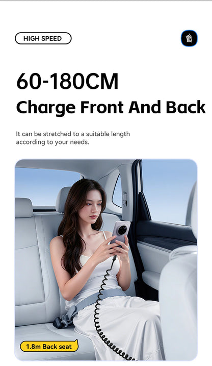 100W PD Fast Charging USB-C Cable with Digital Power Display