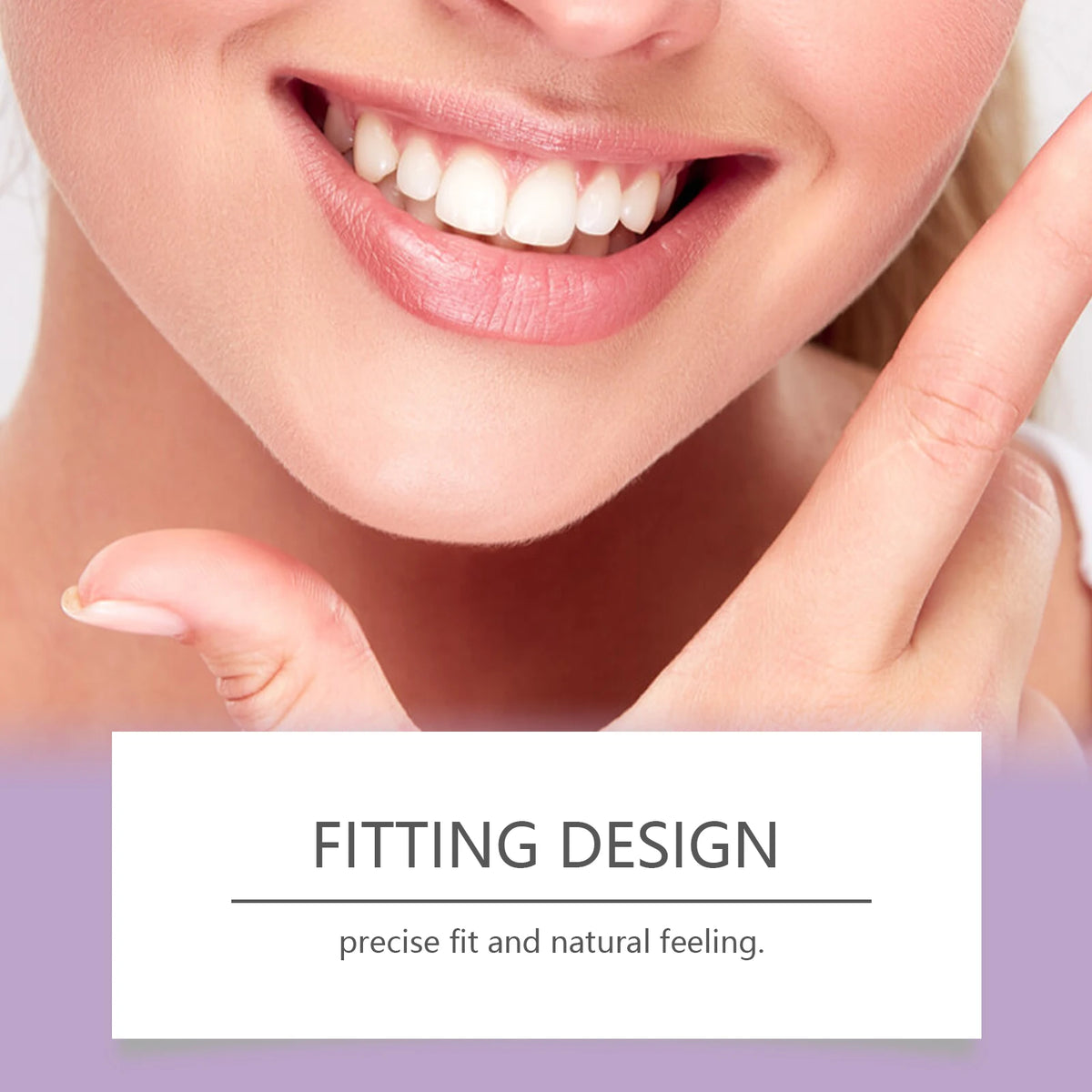 Cosmetic Silicone Denture Set for Instant Smile Transformation and Comfort