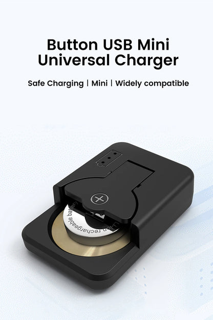 Universal Coin Battery Charger for LIR Series Rechargeable Button Cells