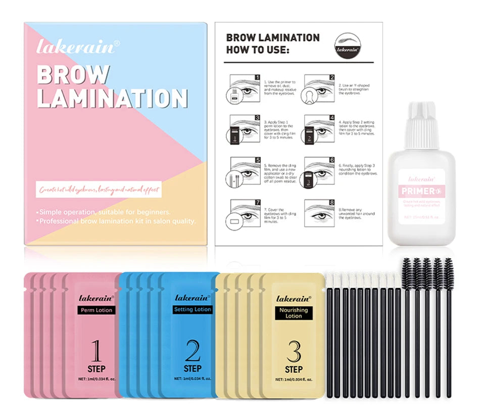 Professional DIY Eyebrow Lamination & Brow Perm Lift Kit - 17