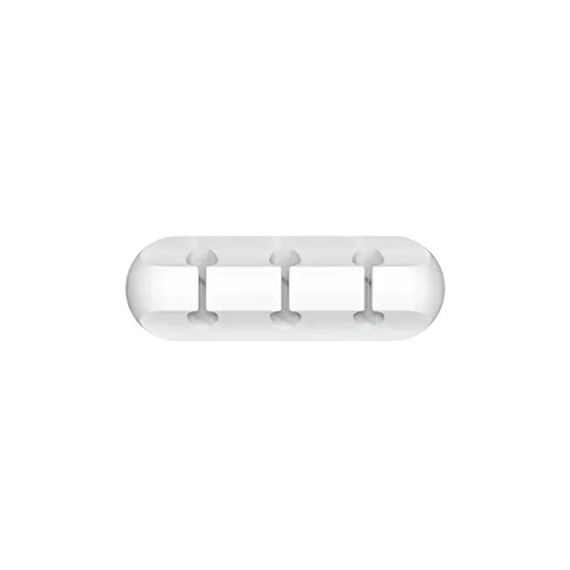 Self-Adhesive Silicone Cable Organizer Clips for Desk & Office Cord Management