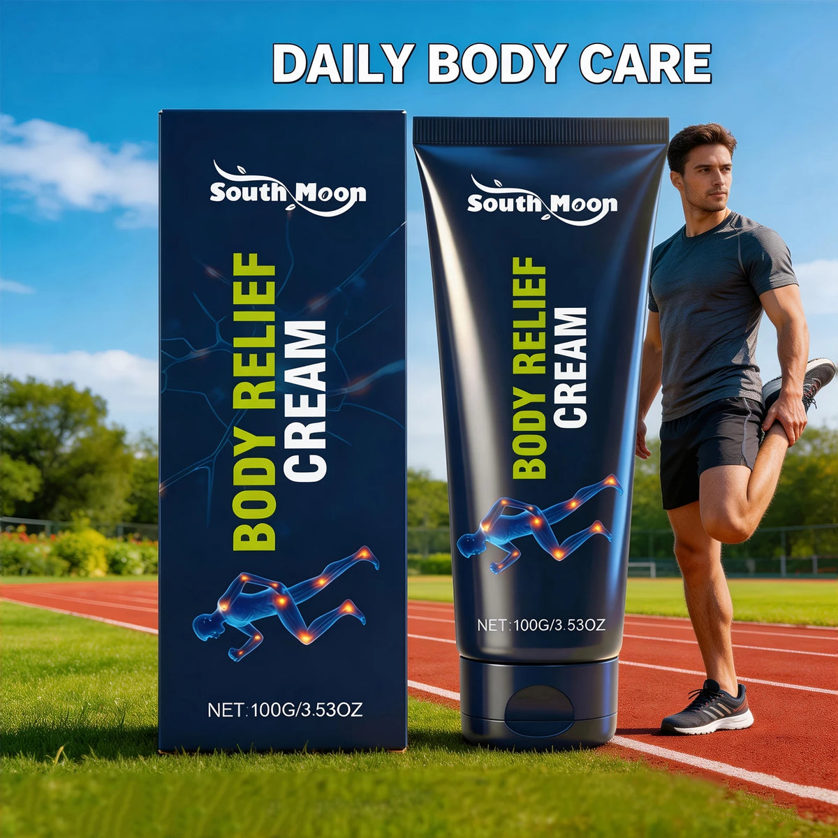 South Moon Joint & Muscle Relief Cream – Natural Soothing Body Recovery Massage Cream