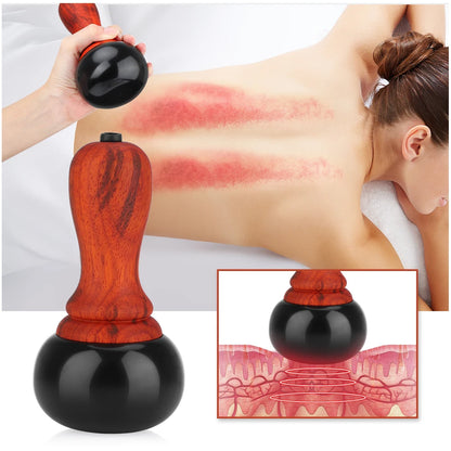 Electric Bianstone Hot Stone Gua Sha Massager for Full Body Relaxation