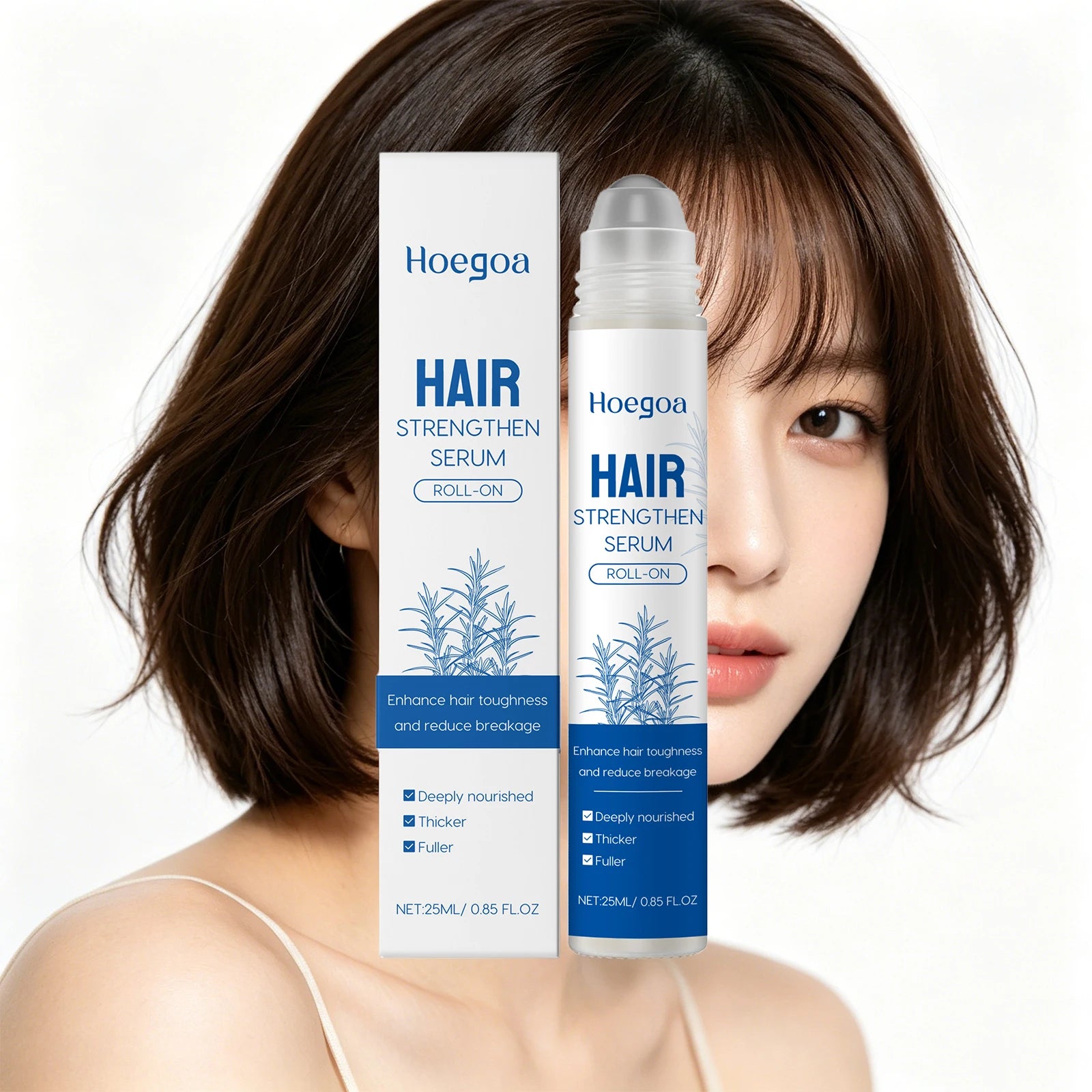 Rosemary Hair Growth Serum Roll-On for Scalp & Hair Strength - 2