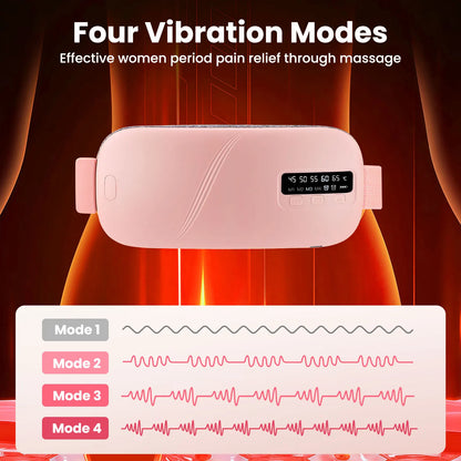 Portable Cordless Electric Heating Pad for Menstrual Cramp & Back Pain Relief