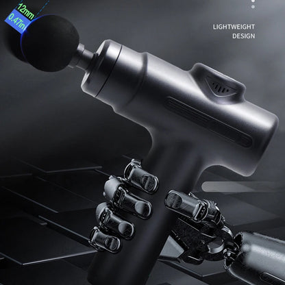 8-Head Deep Tissue Muscle Massage Gun for Pain Relief