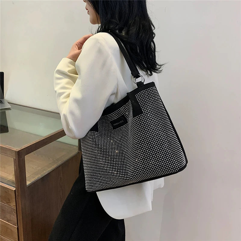 Luxury Diamond Quilted Shoulder Bag