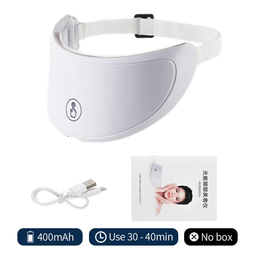 7-Color LED Neck Mask - Anti-Wrinkle & Skin Firming - 19