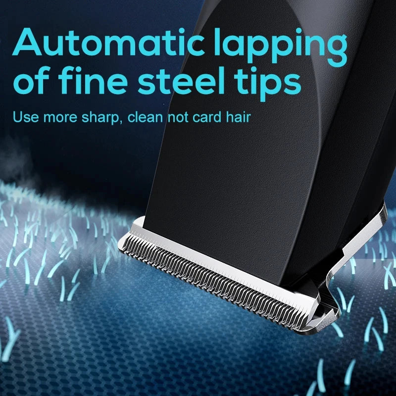 USB Rechargeable Electric Hair Clipper & Beard Trimmer Shaver - 4