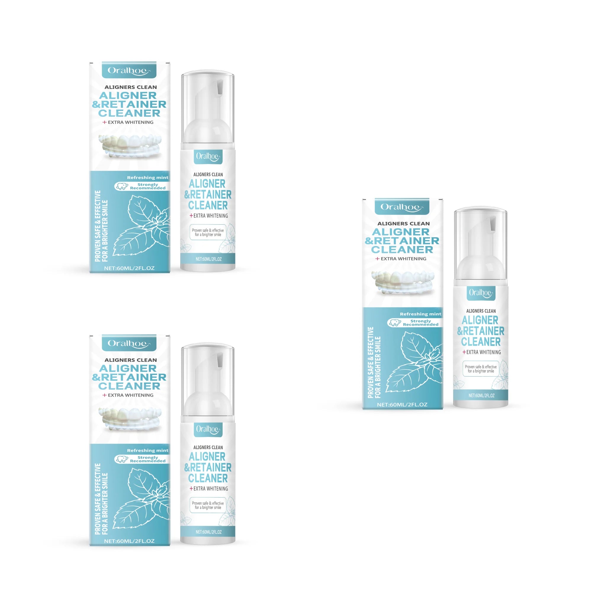 Aligner and Retainer Cleaning Foam Mousse with Whitening Effect - 14