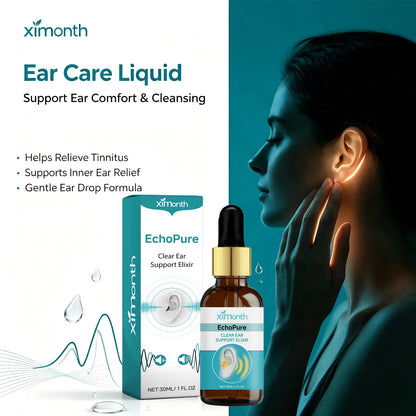 Ear Wax Removal Drops - Natural Tinnitus Relief & Ear Cleansing Liquid