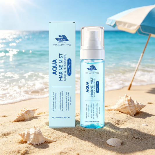 Marine Glow Hydrating Face Mist with Hyaluronic Acid for Dry Skin