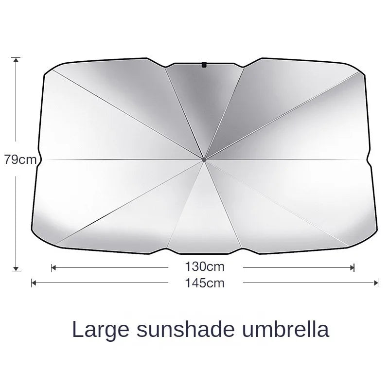 Foldable Car Windshield Sun Shade Umbrella UV Blocker - 20