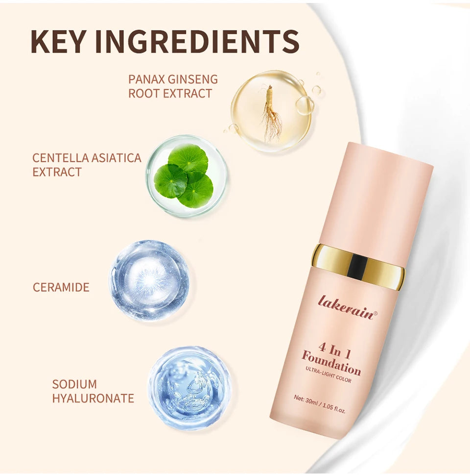 Color Changing 4-in-1 Foundation SPF 30 - Flawless Adjusting Makeup - 12