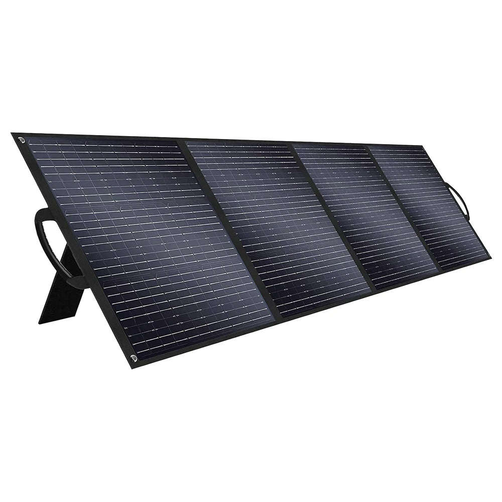 200W Foldable Solar Panel Kit - Portable High-Efficiency Camping Charger - 11