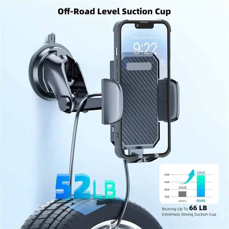 Gravity Air Vent Car Phone Holder - Secure Hands-Free Mount for Smartphone