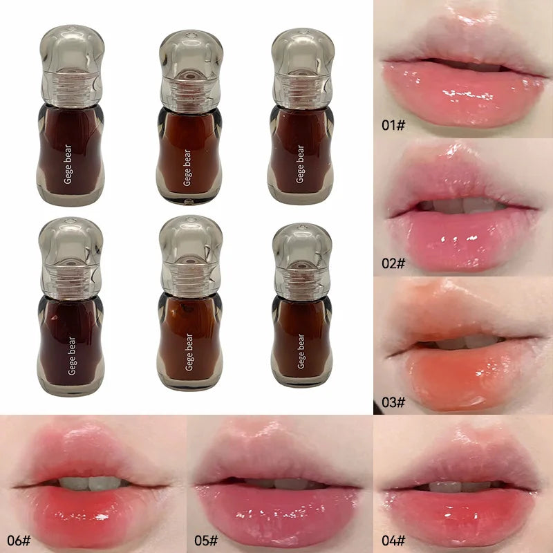 Crystal Gloss Hydrating Lip Tint - Long-Lasting Mirror Finish Plumper - 2