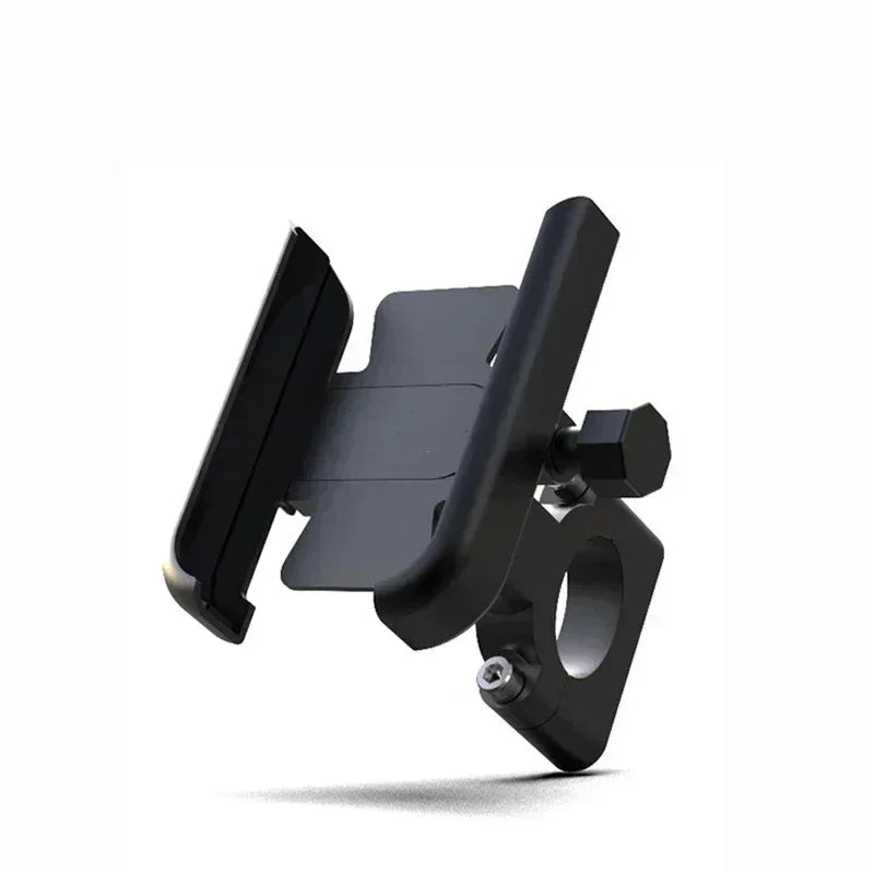 Heavy-Duty Aluminum Motorcycle & Bicycle Phone Mount - Secure GPS Holder - 21
