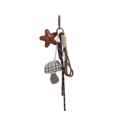 Luxury Baseball Letter Bag Charm