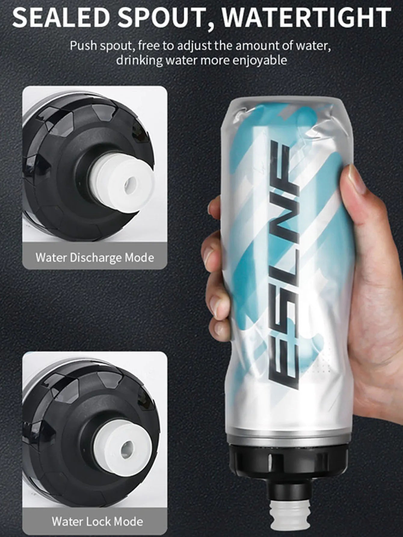 Insulated Cycling Water Bottle - 610ml Leak-Proof MTB & Road Bike Sport Cup - 10