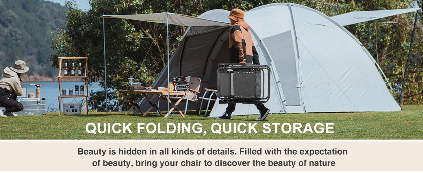 Zero Gravity Recliner Chair - Portable Folding Outdoor Lounge with Tray - 11