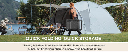 Zero Gravity Recliner Chair - Portable Folding Outdoor Lounge with Tray