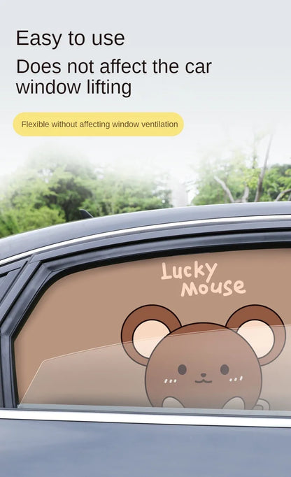 Magnetic Car Window Sunshade for Baby UV Protection