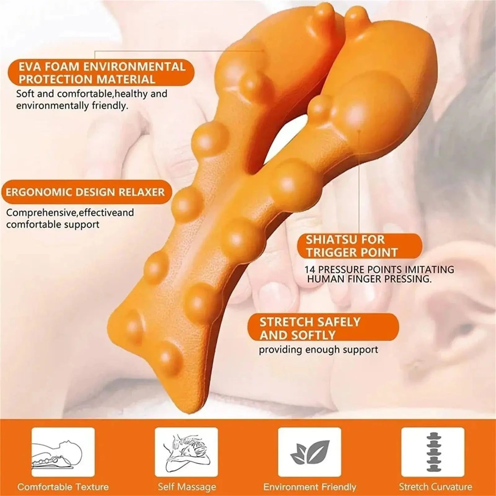 Cervical Neck Stretcher & Traction Device for Pain Relief - 12