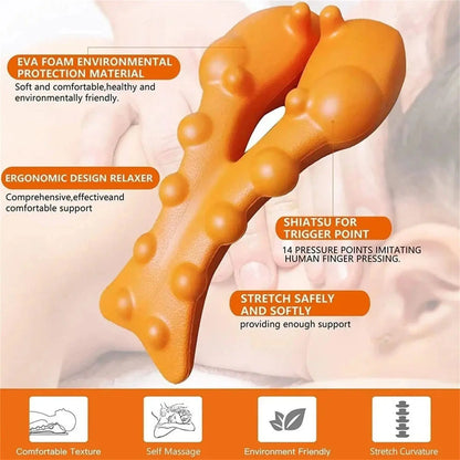 Cervical Neck Stretcher & Traction Device for Pain Relief