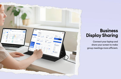 16" 4K Portable Monitor - 3840x2400 UHD IPS Display for Laptop & Gaming