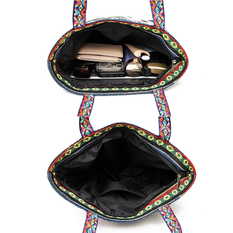 Luxury Elephant Print Tote
