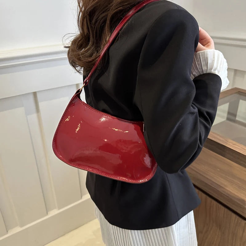 Retro Leather Hobo Bag