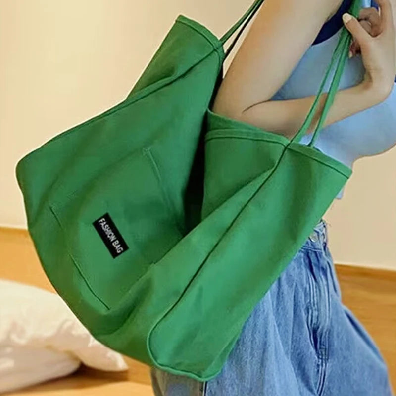 Luxury Korean Canvas Tote