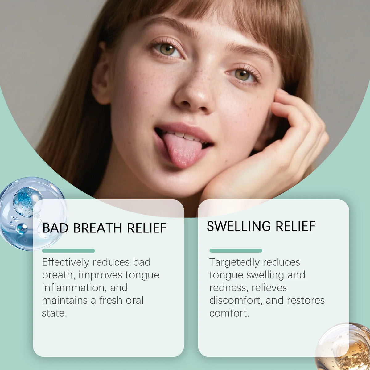 Tongue Coating & Bad Breath Repair Spray – Natural Oral Hygiene Care