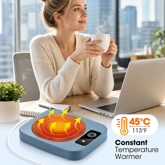 Electric Mug Warmer Mat - Constant Temperature Coffee & Tea Cup Heating Coaster