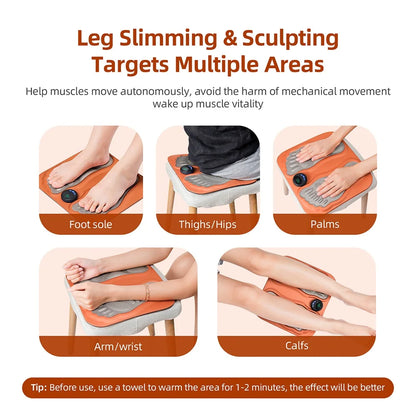 Smart EMS Electric Foot Massager Pad for Circulation & Muscle Relief
