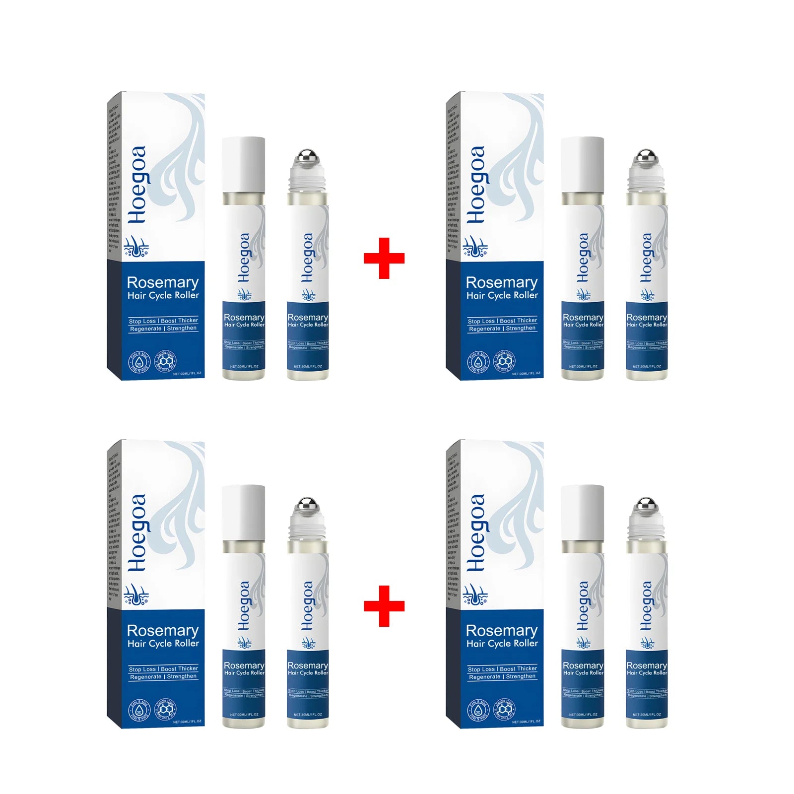 Rosemary Hair Growth Serum Roller for Scalp Stimulation and Damage Repair - 15