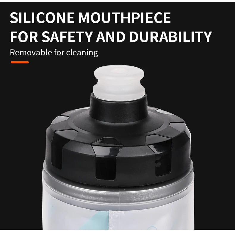 Insulated Cycling Water Bottle - 610ml Leak-Proof MTB & Road Bike Sport Cup - 4