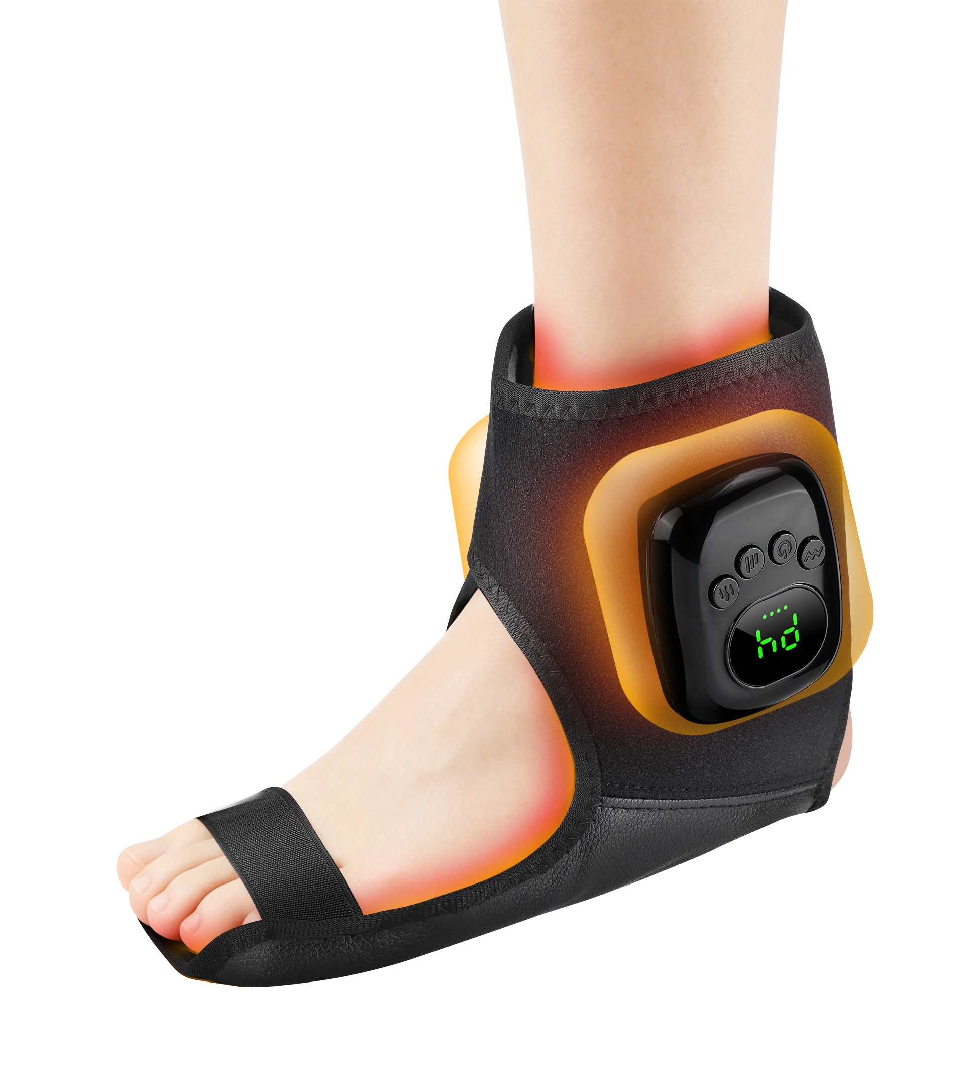 Wireless Ankle Massager with Heat and Air Compression Therapy - 18