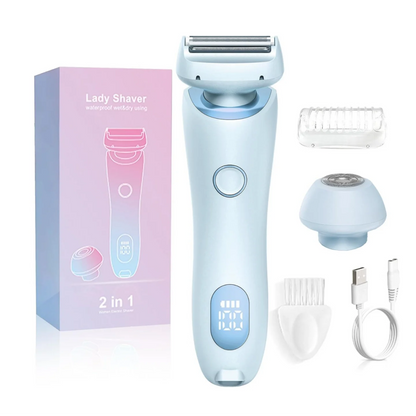 2-in-1 Women’s Electric Shaver & Painless Body Hair Remover