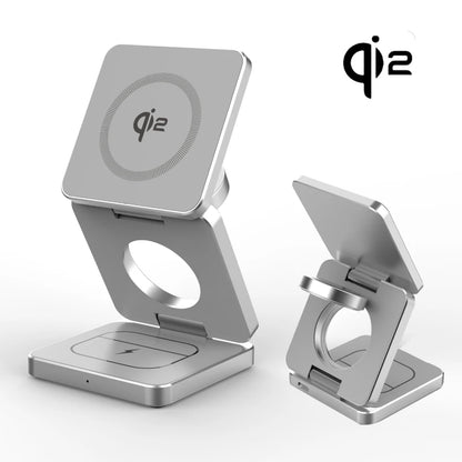 3-in-1 Magnetic Wireless Charging Station for iPhone, Apple Watch & AirPods