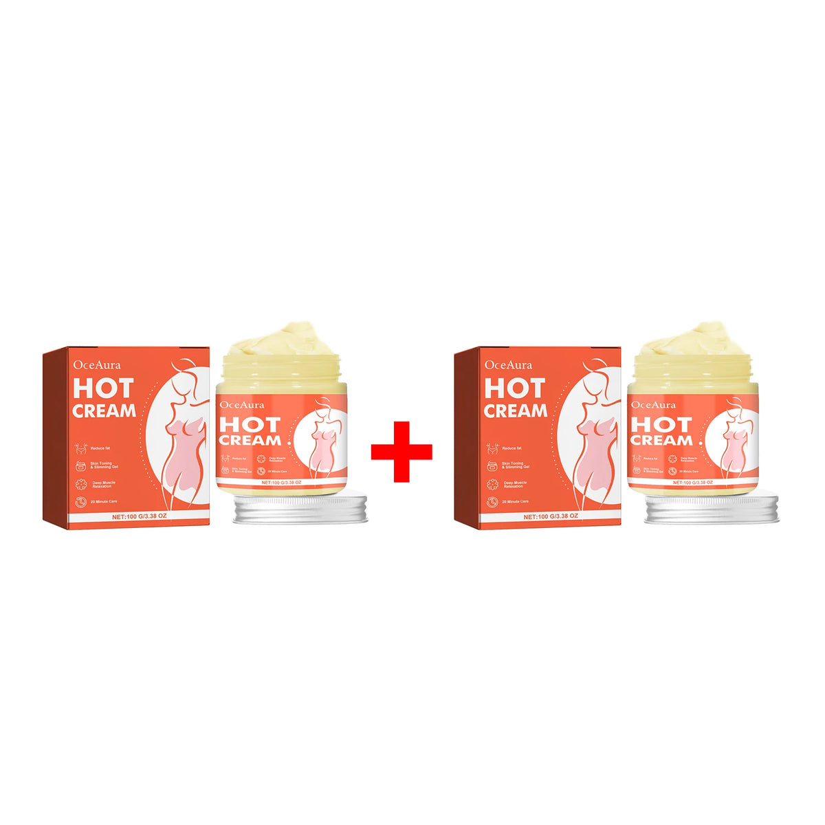 Anti-Cellulite Hot Cream for Body Slimming & Toning Massage Gel