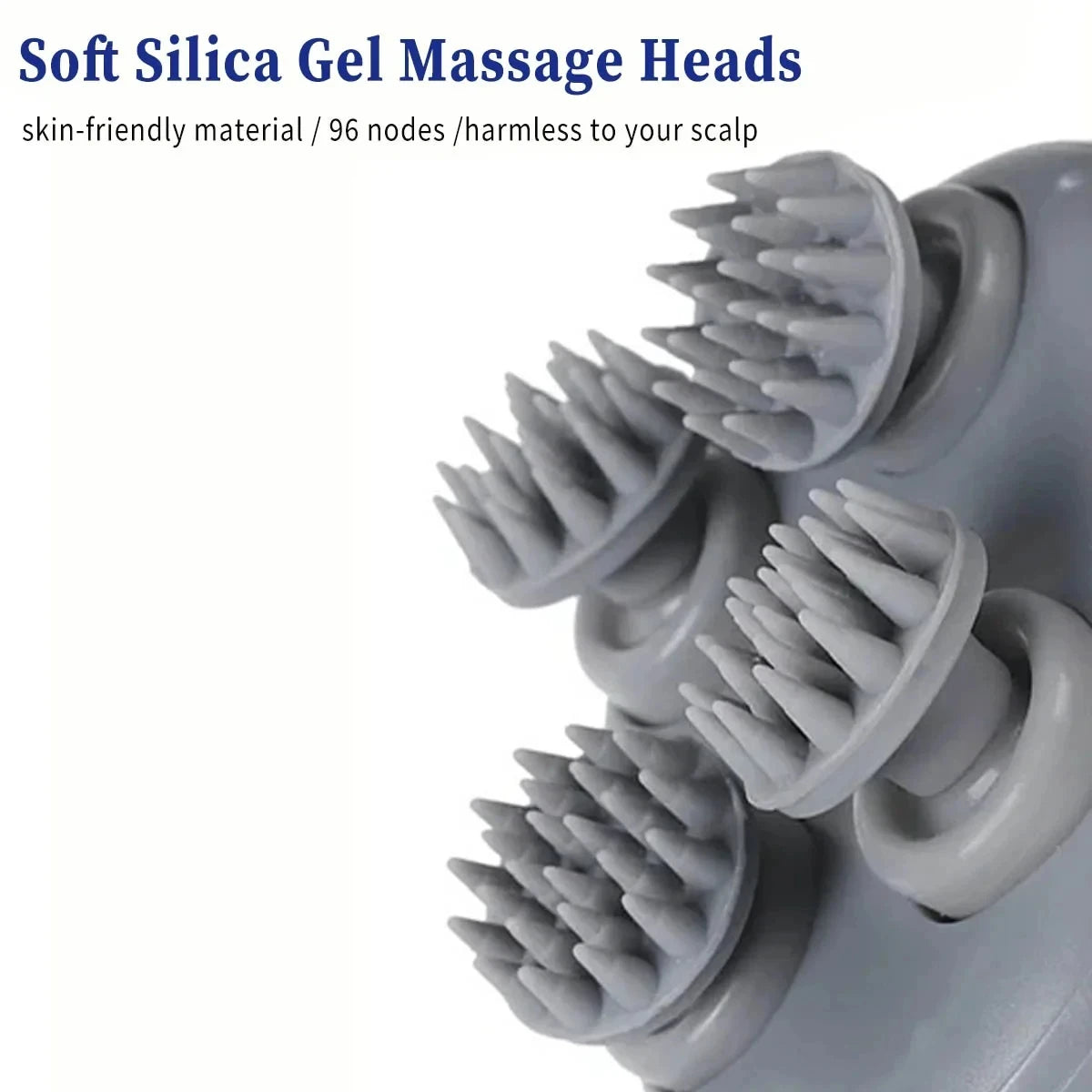 Electric Scalp Massager with Red Light Therapy for Hair Care - 2