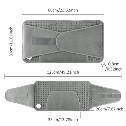 Electric Heating Waist Belt - Thermal Therapy Pad for Back Pain Relief